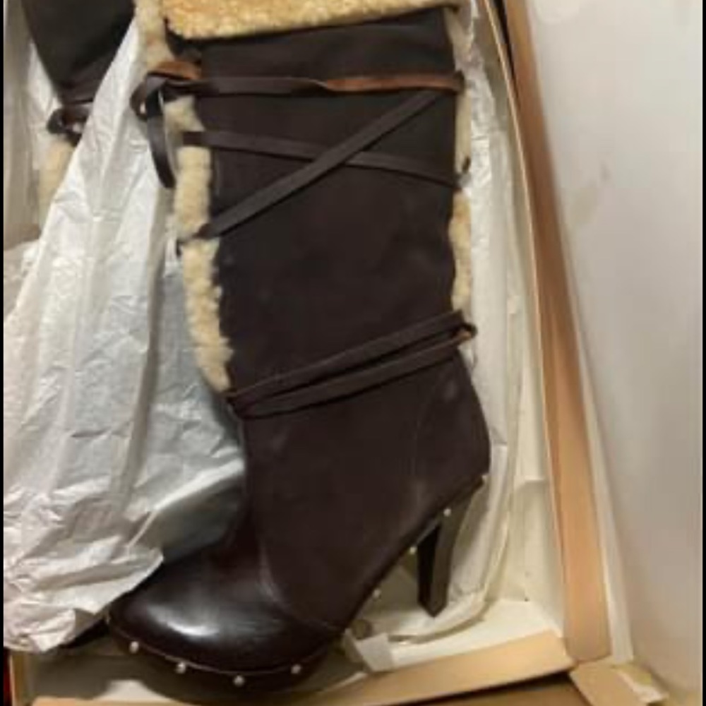 Michael Kors shearling boots